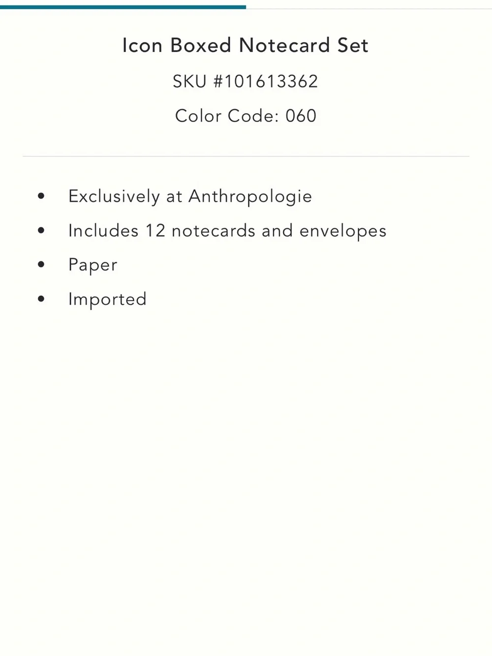 Anthropologie Pink & Coral Scalloped Greeting Card Set